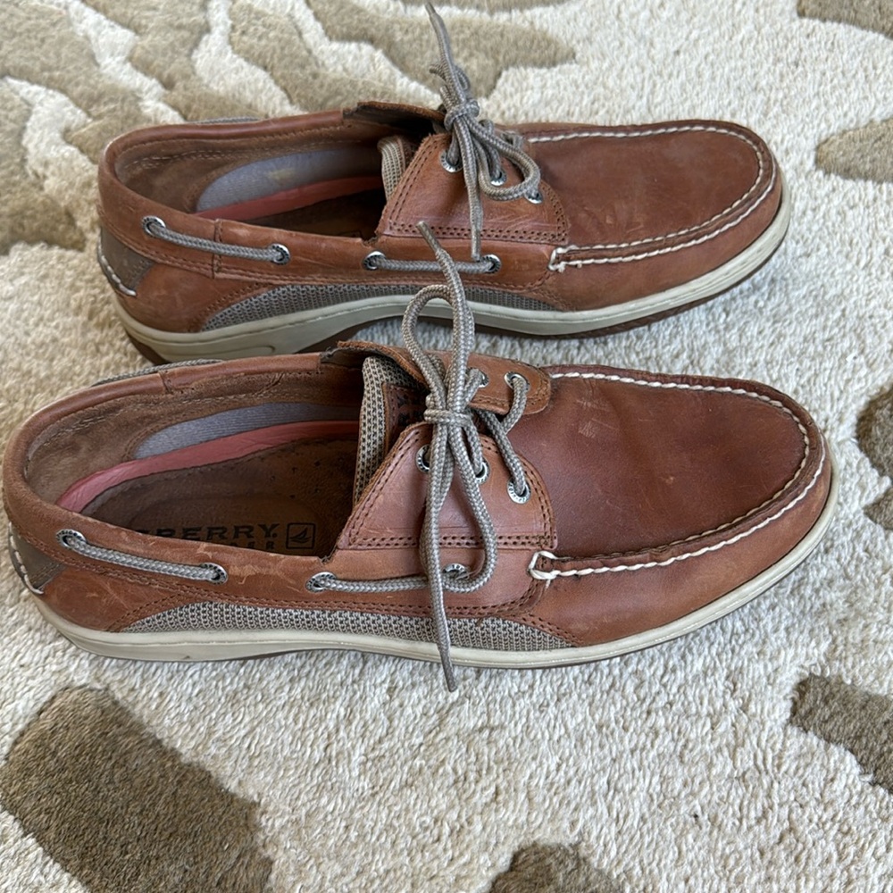 Men’s Sperry Billfish 3-Eye Top-Sider Boat Shoes Size 11 Casual Lace Up